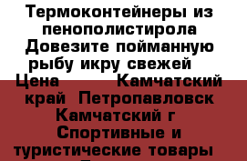 Термоконтейнеры из пенополистирола-Довезите пойманную рыбу икру свежей! › Цена ­ 300 - Камчатский край, Петропавловск-Камчатский г. Спортивные и туристические товары » Другое   